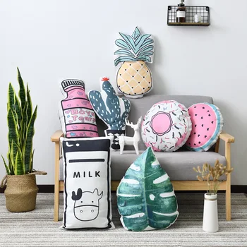 ins Korea Double-sided Cute Pillow Cushion Home Pillow Creative cactus Fruit Pillows Cotton flax Pillowcase PP cotton Filler
ins Korea Double-sided Cute Pillow Cushion Home Pillow Creative cactus Fruit Pillows Cotton flax Pillowcase PP cotton Filler