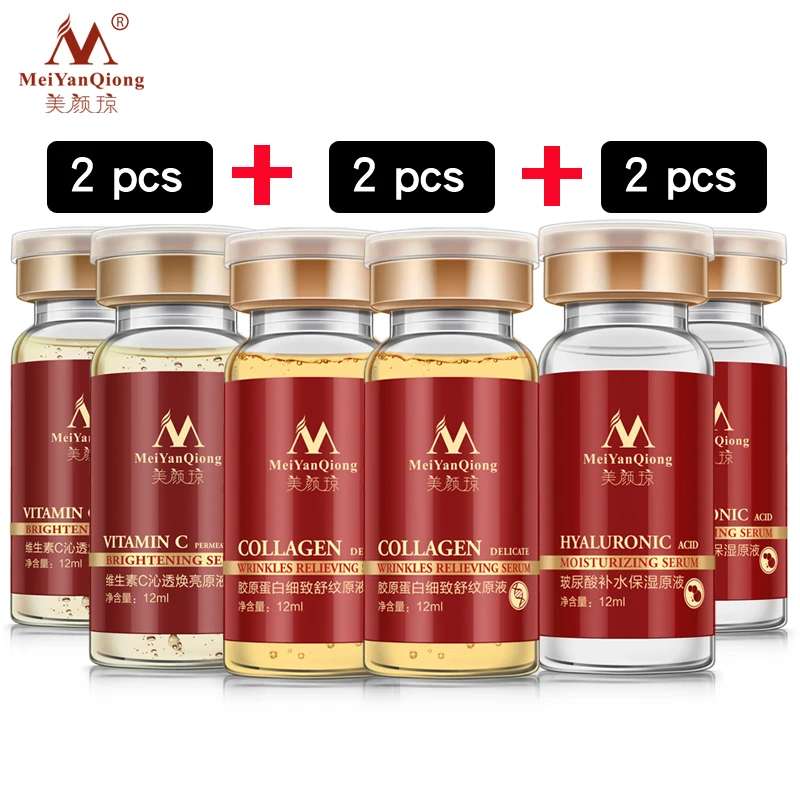6Pcs/lot VC+Collagen +Hyaluronic Acid Essence Serum Skin Care Deep Facial Anti Aging Intensive Face Lifting Firming Anti Set
6Pcs/lot VC+Collagen +Hyaluronic Acid Essence Serum Skin Care Deep Facial Anti Aging Intensive Face Lifting Firming Anti Set