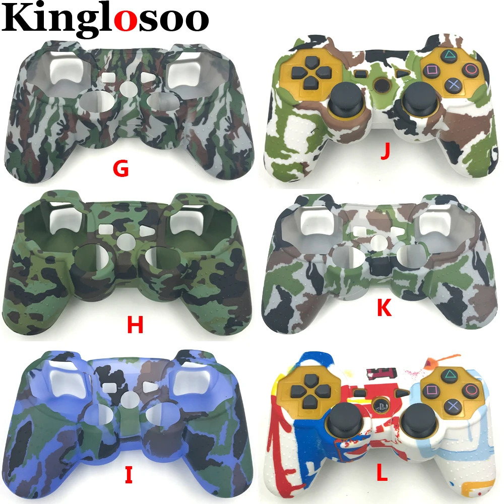 Camouflage Camo for Playstation 3 PS3 game controller soft silicone gel sleeve rubber case protective skin cover
Camouflage Camo for Playstation 3 PS3 game controller soft silicone gel sleeve rubber case protective skin cover