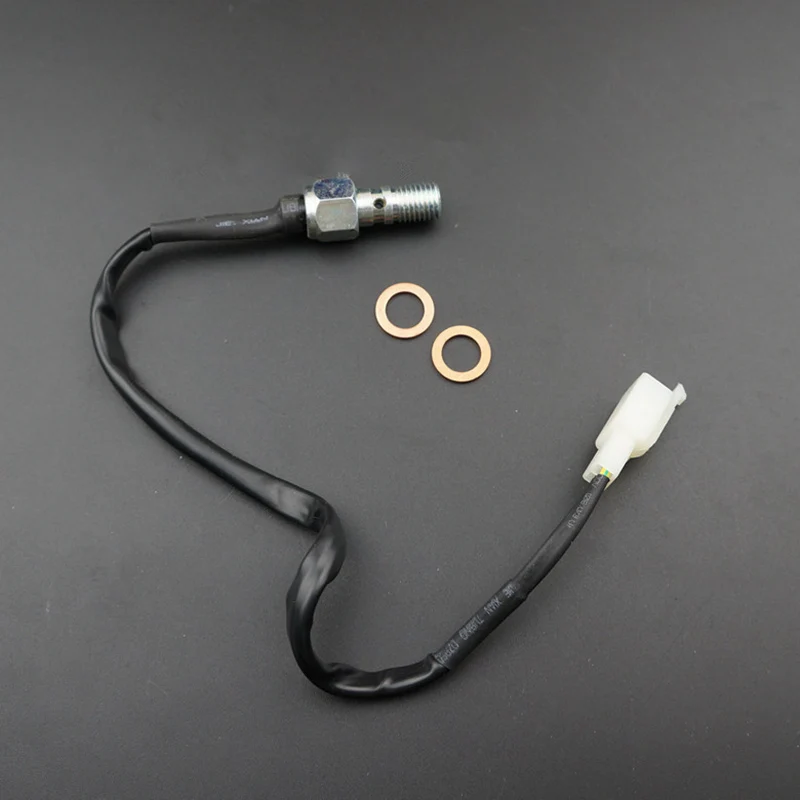 Motorcycle Universal M10x1.25mm Banjo Bolt Brake Light Switch Fit Hydraulic Front Brake Clutch Pressure Callipers Cylinder Pump
Motorcycle Universal M10x1.25mm Banjo Bolt Brake Light Switch Fit Hydraulic Front Brake Clutch Pressure Callipers Cylinder Pump