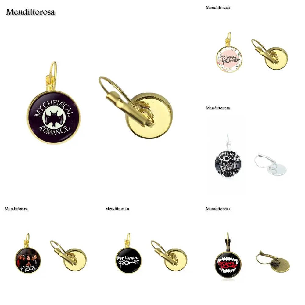 Mendittorosa Glass Cabochon Round Bronze/Silver/Golden Clip Ear Hook Drop Earrings Jewelry Gifts Rock Band My Chemical Romance
Mendittorosa Glass Cabochon Round Bronze/Silver/Golden Clip Ear Hook Drop Earrings Jewelry Gifts Rock Band My Chemical Romance