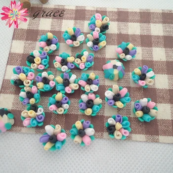 50pc/lot 15mm Clearance Sale Cute Polymer Clay Floral Flowers Beads Diy Handwork Crafts Headband Jewelry Decoration Accessories
50pc/lot 15mm Clearance Sale Cute Polymer Clay Floral Flowers Beads Diy Handwork Crafts Headband Jewelry Decoration Accessories
