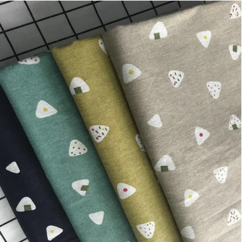 Various Sizes Cartoon Sushi Printed Cotton Linen Fabric Canvas DIY Quilting Manual Sewing Material Crafts For Pillow Upholstery
Various Sizes Cartoon Sushi Printed Cotton Linen Fabric Canvas DIY Quilting Manual Sewing Material Crafts For Pillow Upholstery