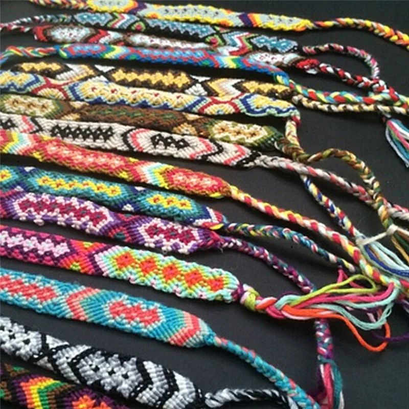 Handmade Bracelet Custom Tibetan Cotton Wrap Popular Woven Rope String Friendship Bracelets For Women Men Dropshipping
Handmade Bracelet Custom Tibetan Cotton Wrap Popular Woven Rope String Friendship Bracelets For Women Men Dropshipping