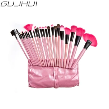 GUJHUI 24 pcs Professional Makeup Brushes Sets Make-up Toiletry Wool Makeup Brush Tools Case Cosmetic Brush
GUJHUI 24 pcs Professional Makeup Brushes Sets Make-up Toiletry Wool Makeup Brush Tools Case Cosmetic Brush