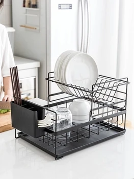 Creative drain rack double-layer drying tableware dishes dish rack shelf kitchen storage storage shelf
Creative drain rack double-layer drying tableware dishes dish rack shelf kitchen storage storage shelf
