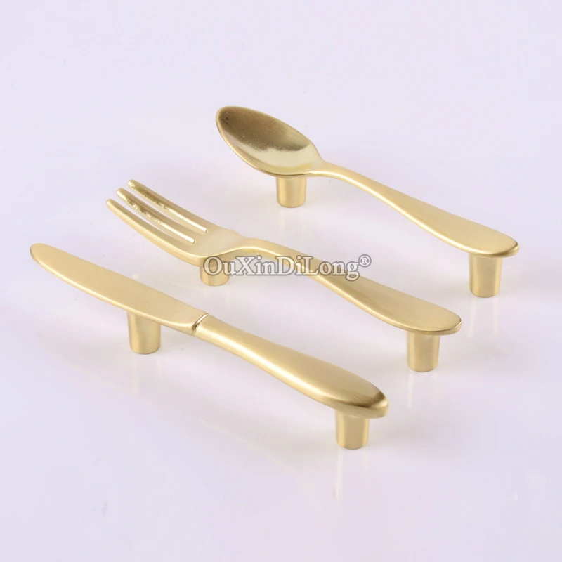 HOT 2PCS Gold Spoon / Fork / Knife Cabinet Pulls Handles Cupboard Wardrobe Kitchen Cabinet Handles Creative Furniture Hardware
HOT 2PCS Gold Spoon / Fork / Knife Cabinet Pulls Handles Cupboard Wardrobe Kitchen Cabinet Handles Creative Furniture Hardware