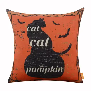 LINKWELL 45x45cm Happy Halloween Day Pumpkin Orange Black Cat Bat Dot Seasonal Decoration Home Pillowcase Burlap Cushion Cover
LINKWELL 45x45cm Happy Halloween Day Pumpkin Orange Black Cat Bat Dot Seasonal Decoration Home Pillowcase Burlap Cushion Cover