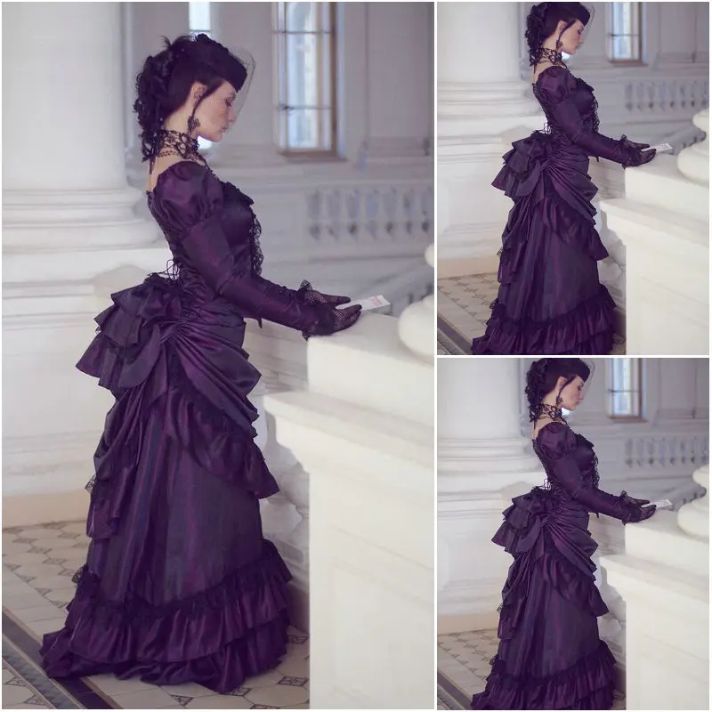 Customer-made!17 Century Vintage Costumes Steampunk dresses Gothic Dress Renaissance Dresses Cosplay Halloween Dresses C-1190
Customer-made!17 Century Vintage Costumes Steampunk dresses Gothic Dress Renaissance Dresses Cosplay Halloween Dresses C-1190