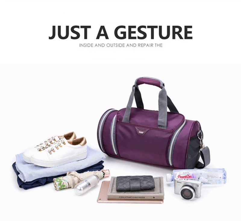 Professional Waterproof Large Sports Gym Bag With Shoes Pocket MenWomen Outdoor Fitness Training Duffle Bag Travel Yoga Handbag (10)
