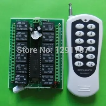 2pcs 12V 10A delay 12CH Remote Control Switch RF Wireless Transmitter Receiver Learn Code 315mhz
2pcs 12V 10A delay 12CH Remote Control Switch RF Wireless Transmitter Receiver Learn Code 315mhz