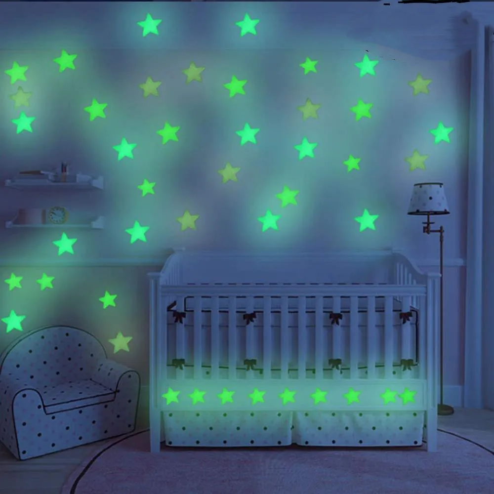 10 pc/pack Night luminous Stars Fluorescent 3D Wall Stickers Children's Bedroom Stickers Glow In The Dark Stars 
10 pc/pack Night luminous Stars Fluorescent 3D Wall Stickers Children's Bedroom Stickers Glow In The Dark Stars