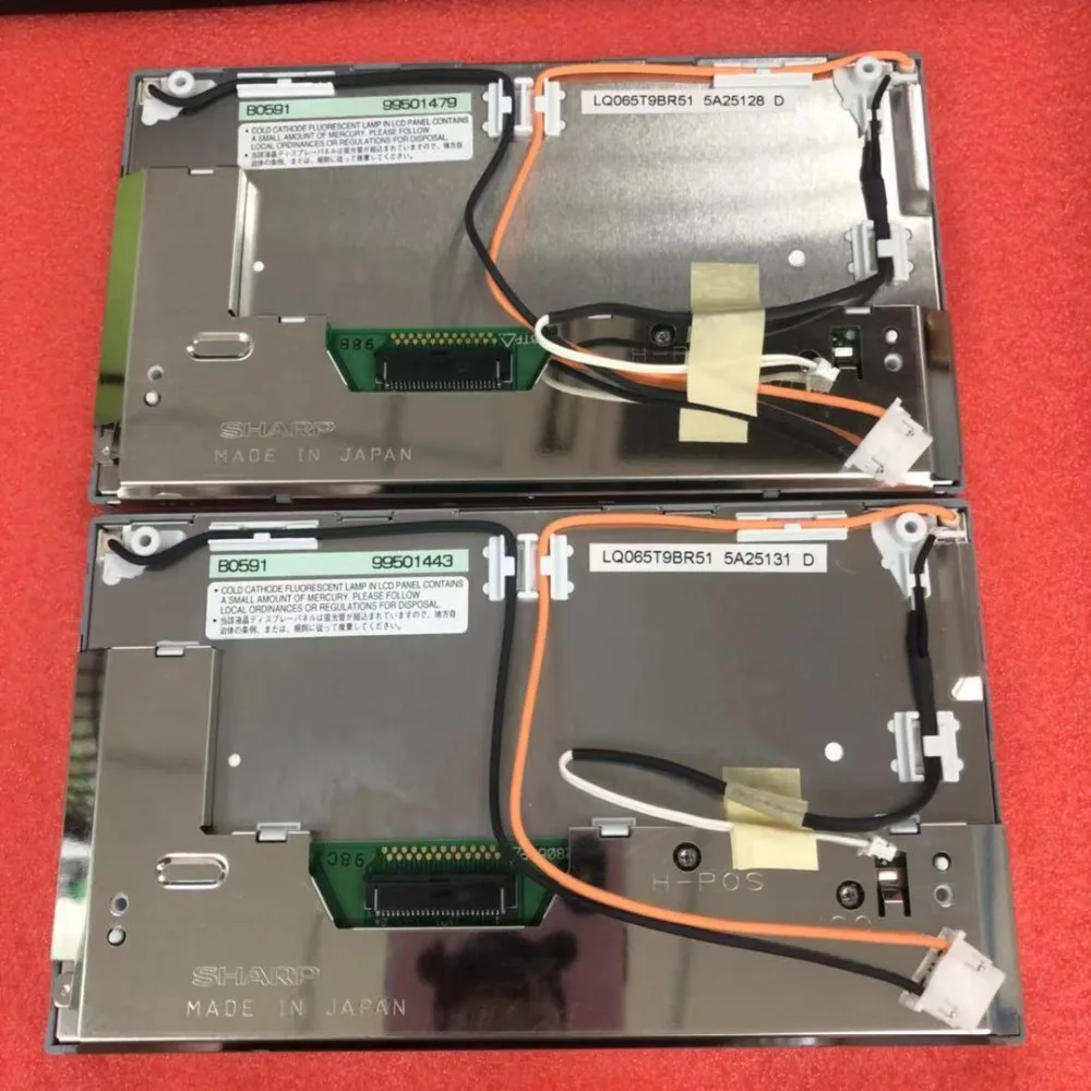 New Original 6.5'' for bmw Display LQ065T9BR51 LQ065T9BR51U LCD Screen Panel MK4 MK3 X3 X5 E53 E38 E39 Car Navigation System
New Original 6.5'' for bmw Display LQ065T9BR51 LQ065T9BR51U LCD Screen Panel MK4 MK3 X3 X5 E53 E38 E39 Car Navigation System