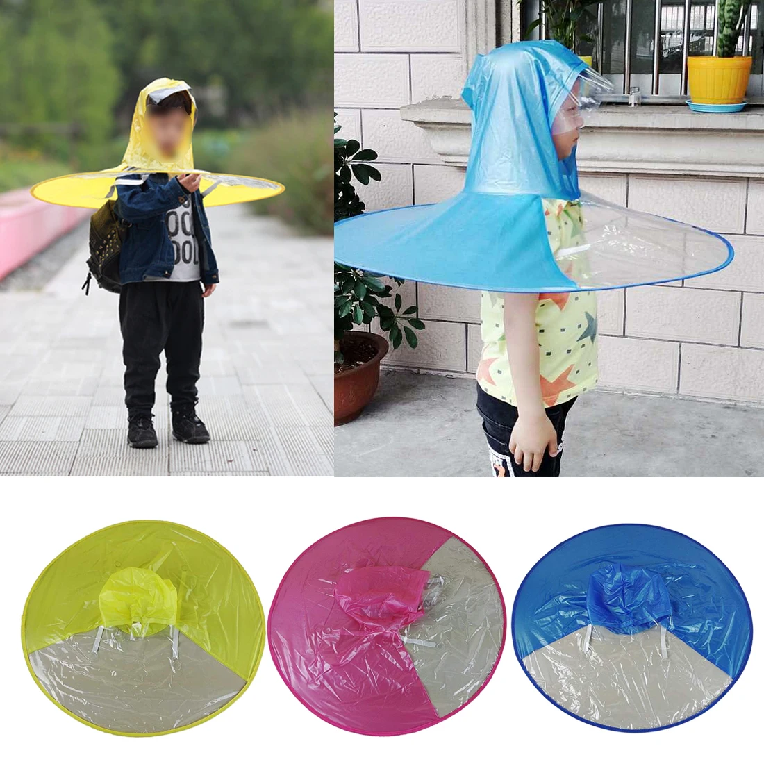 Useful Raincoat Umbrella Headwear Hat Cap Foldable Outdoor Fishing Golf Child Adult Rain Coat Cover Transparent Umbrellas
Useful Raincoat Umbrella Headwear Hat Cap Foldable Outdoor Fishing Golf Child Adult Rain Coat Cover Transparent Umbrellas