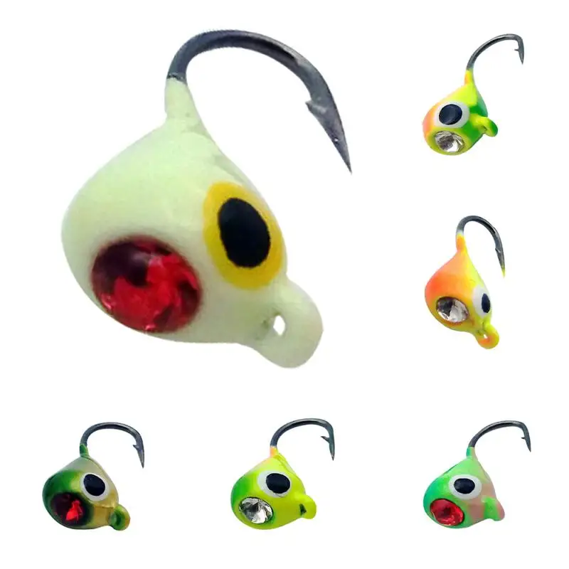 6 Pcs/set Fishing Bait Lure 1.8cm 1.5cm Mini Metal Lead Head Hook Bait Jigging Tackle Winter Ice Fishing Lures
6 Pcs/set Fishing Bait Lure 1.8cm 1.5cm Mini Metal Lead Head Hook Bait Jigging Tackle Winter Ice Fishing Lures