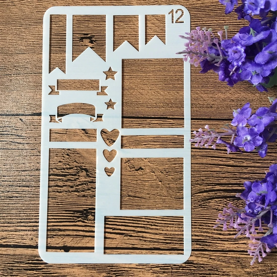 17 см Рисование краски Модель 12 DIY ремесло трафареты для наслоения настенная
