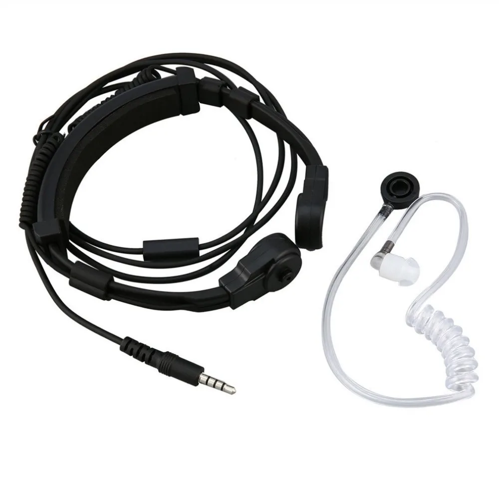 For Smart Phones 3.5mm Plug Tactical Throat Microphone Earphone Transparent Covert Acoustic Tube Black Earpiece
For Smart Phones 3.5mm Plug Tactical Throat Microphone Earphone Transparent Covert Acoustic Tube Black Earpiece