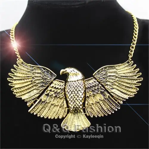 Vintage Big Flying Eagle Hawk Egypt Statement Chunky Choker Collar Bib Necklace Jewelry 2018 New
Vintage Big Flying Eagle Hawk Egypt Statement Chunky Choker Collar Bib Necklace Jewelry 2018 New