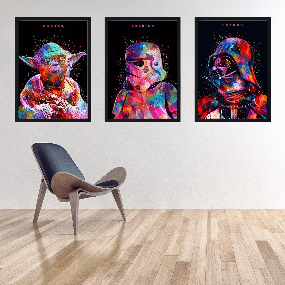 Star Wars Minimalist Art Canvas Poster Painting Movie Wall Picture Home Bedroom Decoration Kids Room canvas painting E211
Star Wars Minimalist Art Canvas Poster Painting Movie Wall Picture Home Bedroom Decoration Kids Room canvas painting E211