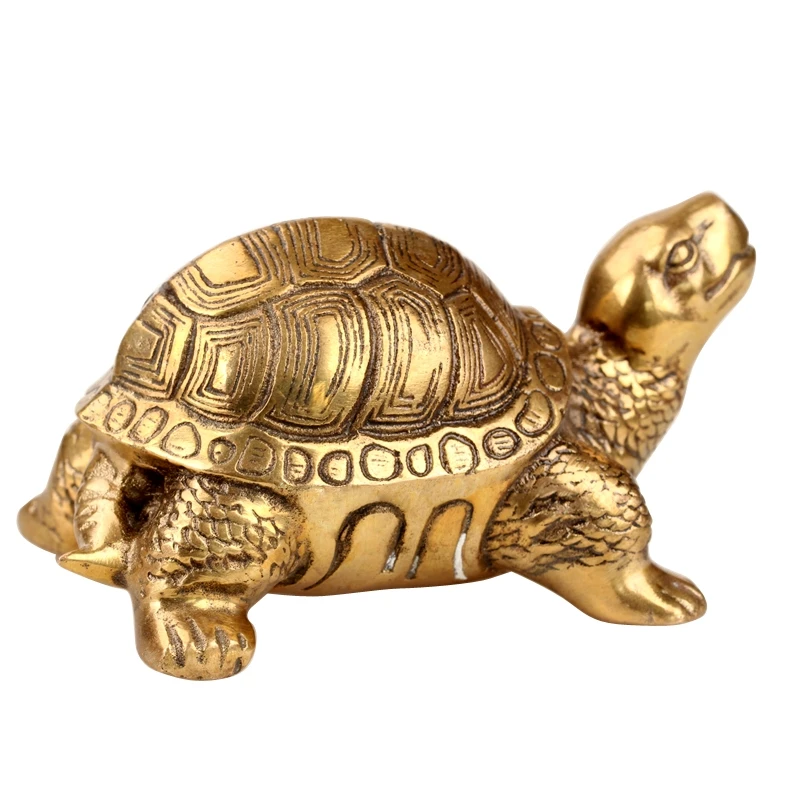 The Copper Tortoise Turtle Longevity Home Furnishing Figurine Rich Crafts Decoration Symbolize Wealth Animal Figurine Statue
The Copper Tortoise Turtle Longevity Home Furnishing Figurine Rich Crafts Decoration Symbolize Wealth Animal Figurine Statue