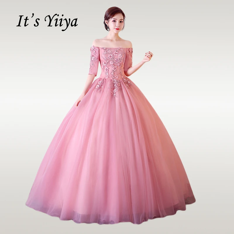 It's YiiYa Wedding Dress 2019 Half Sleeve Boat Neck Plus Size Wedding Dresses Elegant Flowers Floor Length robe de mariee CH044
It's YiiYa Wedding Dress 2019 Half Sleeve Boat Neck Plus Size Wedding Dresses Elegant Flowers Floor Length robe de mariee CH044