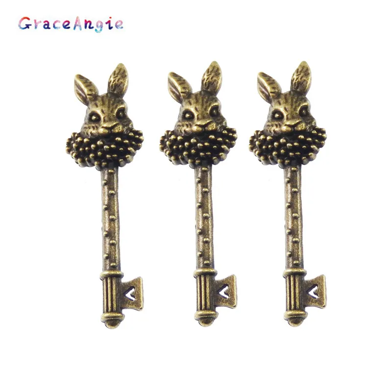 10pcs Antique Bronze Alloy Pendant Cute Rabbit Key Chain Charm Jewelry Finding Necklace Pendant Earrings Accessory 51*16*2mm
10pcs Antique Bronze Alloy Pendant Cute Rabbit Key Chain Charm Jewelry Finding Necklace Pendant Earrings Accessory 51*16*2mm