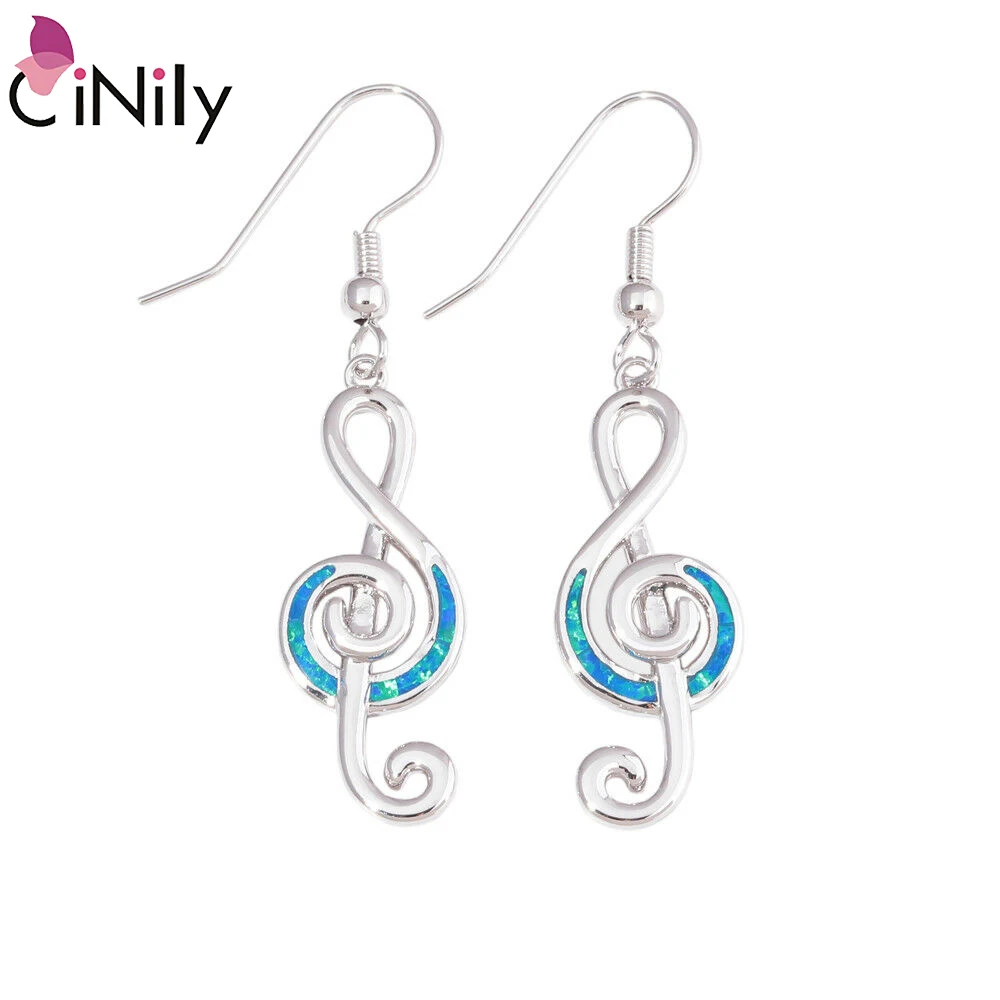 CiNily Ocean Blue Fire Opal Long Dangle Earrings Silver Plated Musical Note Symbol Drop Earring Minimal Art Jewelry Woman Girl
CiNily Ocean Blue Fire Opal Long Dangle Earrings Silver Plated Musical Note Symbol Drop Earring Minimal Art Jewelry Woman Girl