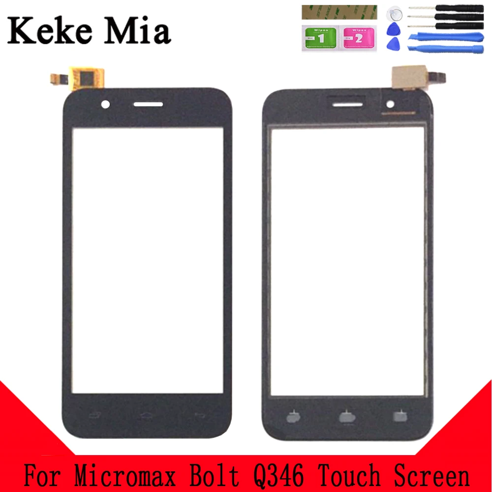 Keke Mia 4.5" Touch Screen Sensor Digitizer For Micromax Bolt Q346 Front Glass Lens External Screen Touch Touchpad
Keke Mia 4.5" Touch Screen Sensor Digitizer For Micromax Bolt Q346 Front Glass Lens External Screen Touch Touchpad