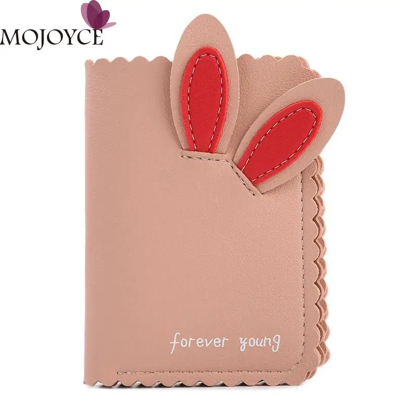 Female Small Casual Girls Short Bifold Cute Rabbit Ear Clutch Women Ladies Short Coin Purse Wallet Leather Card Holder Carteira
Female Small Casual Girls Short Bifold Cute Rabbit Ear Clutch Women Ladies Short Coin Purse Wallet Leather Card Holder Carteira