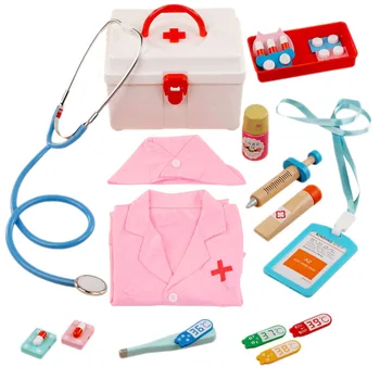 14Pcs Children Pretend Play Medical Kit Role Play Nurse Playset With Nurse Uniform Pretend Play Medical Clothing Toy For Kids
14Pcs Children Pretend Play Medical Kit Role Play Nurse Playset With Nurse Uniform Pretend Play Medical Clothing Toy For Kids