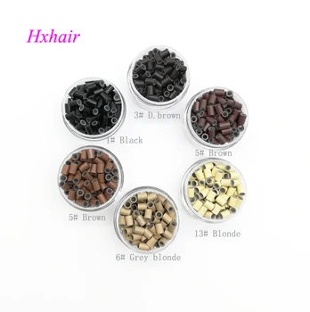 Wholesale - 1000pcs 4.5mm With Silicone Copper links Copper Rings Beads Tube / Black D-Brown Brown L-Brown Grey Blonde Blonde
Wholesale - 1000pcs 4.5mm With Silicone Copper links Copper Rings Beads Tube / Black D-Brown Brown L-Brown Grey Blonde Blonde