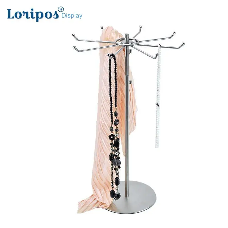 Multi Functional Rotating Hook Hanging Display Rack Jewelry Shelf Table Scarf Tie Ring Bracelet Pendant Storage Display Stand
Multi Functional Rotating Hook Hanging Display Rack Jewelry Shelf Table Scarf Tie Ring Bracelet Pendant Storage Display Stand