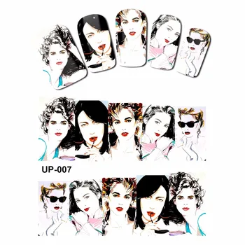 NAIL ART BEAUTY TATTOO WATER TRANSFER DECAL SLIDER WATER COLOR FASHION SHOW GIRL URBAN LADY PORTRAIT UP007-012
NAIL ART BEAUTY TATTOO WATER TRANSFER DECAL SLIDER WATER COLOR FASHION SHOW GIRL URBAN LADY PORTRAIT UP007-012
