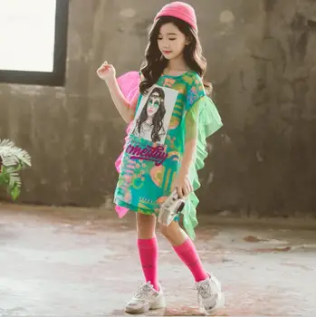 Teenage girls dress cartoon pattern print Princess dress children summer fashion ruffles dress 4-14Y kids girl school clothes
Teenage girls dress cartoon pattern print Princess dress children summer fashion ruffles dress 4-14Y kids girl school clothes