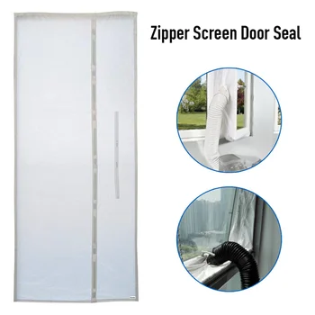 Zipper Screen Door Seal for Portable Air Conditioner Tumble Dryer Works Screen Door 90x210CM
Zipper Screen Door Seal for Portable Air Conditioner Tumble Dryer Works Screen Door 90x210CM