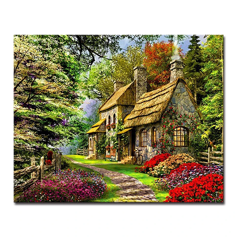 Rural Landscape DIY Painting By Numbers Hand Paint Green House Oil Pictures Wall Art Kits Drawing Coloring On Canvas Home Decor
Rural Landscape DIY Painting By Numbers Hand Paint Green House Oil Pictures Wall Art Kits Drawing Coloring On Canvas Home Decor