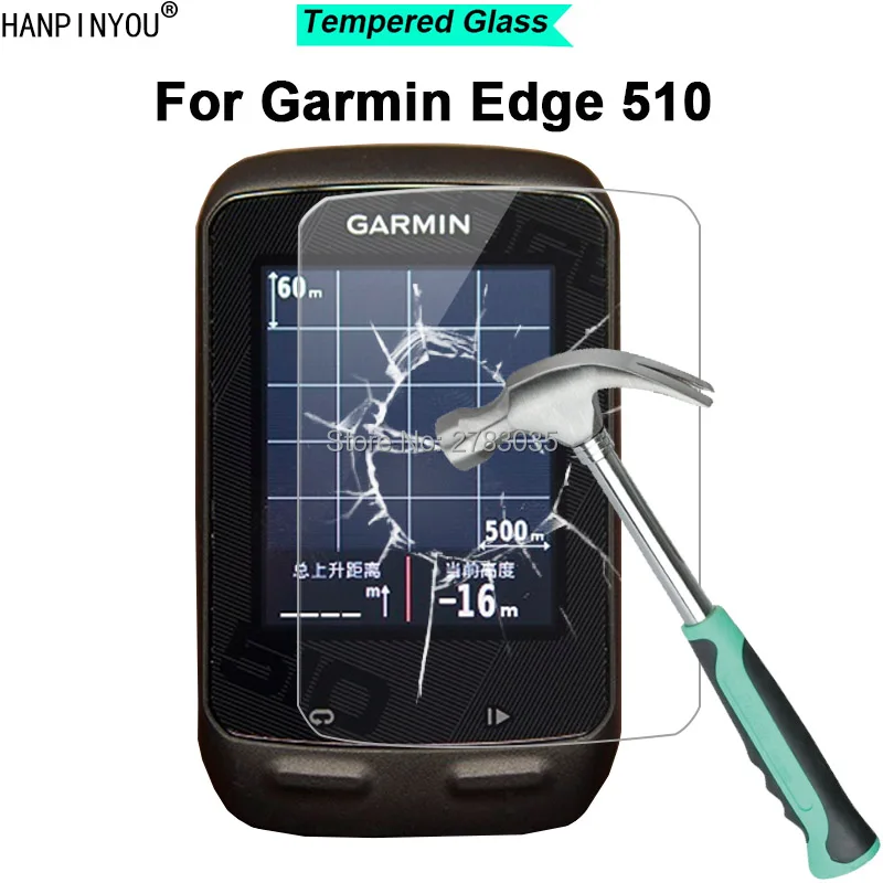 For Garmin Edge 510 SmartWatch New 9H Hardness 2.5D Ultra-thin Toughened Tempered Glass Film Screen Protector Protect Guard | Мобильные