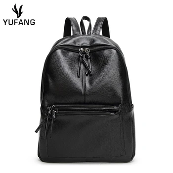 YUFANG High Quality PU Leather Backpacks Teenage Girls Fashion Style Female Women Backpack School Shoulder Bag Bagpack Mochila
YUFANG High Quality PU Leather Backpacks Teenage Girls Fashion Style Female Women Backpack School Shoulder Bag Bagpack Mochila