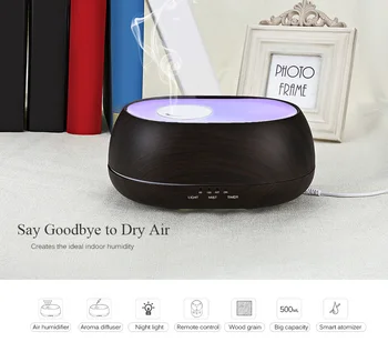 500ml Air Humidifier Remote Control Auto Shut Off Color Changing Night Light Diffuser Air Purifier Ocean Mist Aroma Diffuser
500ml Air Humidifier Remote Control Auto Shut Off Color Changing Night Light Diffuser Air Purifier Ocean Mist Aroma Diffuser