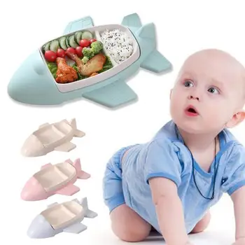 Baby Food Containers Bamboo Fiber Infant training dishes Baby feeding Set Airplane shape Bowl Cup Plates Sets Children Tableware
Baby Food Containers Bamboo Fiber Infant training dishes Baby feeding Set Airplane shape Bowl Cup Plates Sets Children Tableware