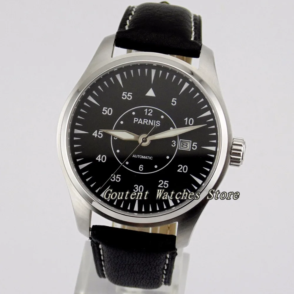 44mm Parnis Sapphire Wristwatch Stainless Steel Black Dial Miyota Automatic Men's Watch
44mm Parnis Sapphire Wristwatch Stainless Steel Black Dial Miyota Automatic Men's Watch