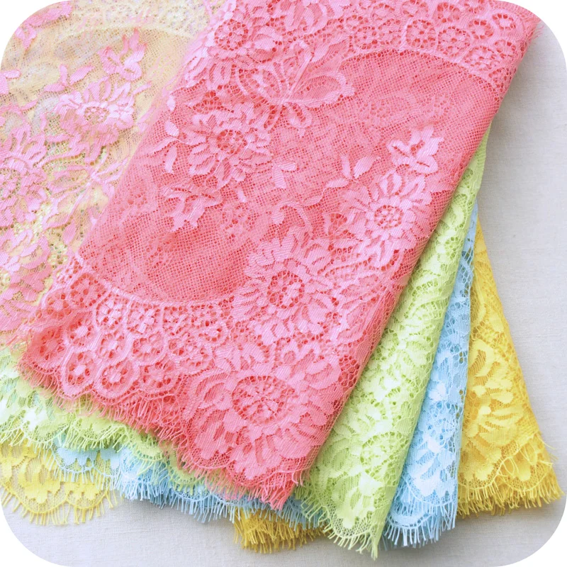 3 Meter/Lot Eyelashes Lace Trim 30CM Wide Lace Fabric Flower 6 Color Craft Wedding Dress Clothing Material DIY
3 Meter/Lot Eyelashes Lace Trim 30CM Wide Lace Fabric Flower 6 Color Craft Wedding Dress Clothing Material DIY