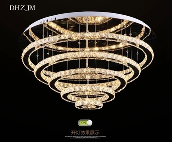 Free Shipping New 5 Rings Designer Luxury Large Modern Crystal Chandelier For Living Room Lustres Flush Mount Lighting Fixtures
Free Shipping New 5 Rings Designer Luxury Large Modern Crystal Chandelier For Living Room Lustres Flush Mount Lighting Fixtures