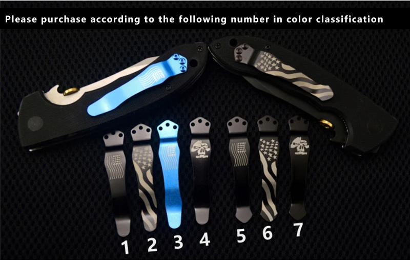 1PC Multicolor TC4 Titanium Alloy Knife Back Clip Knife Accessories Creative Personality Belt Pocket Knife Clip Button K Sheath
1PC Multicolor TC4 Titanium Alloy Knife Back Clip Knife Accessories Creative Personality Belt Pocket Knife Clip Button K Sheath