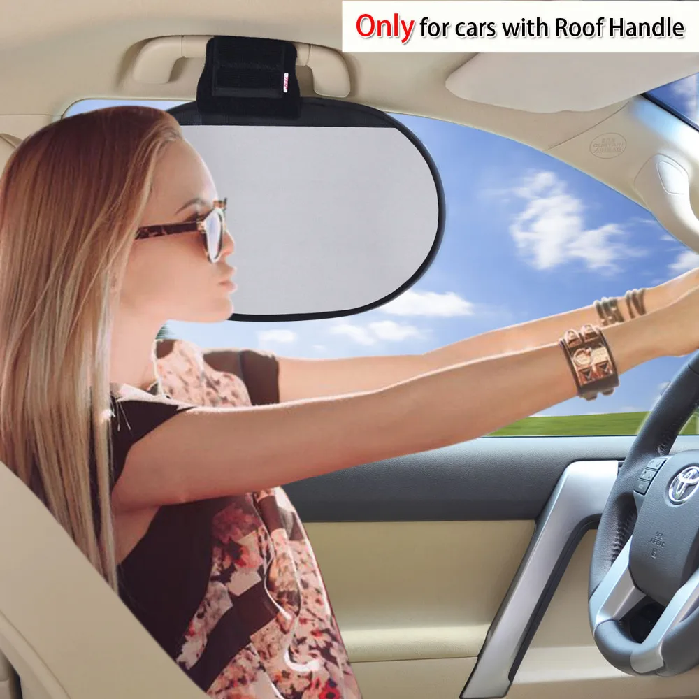 TFY Car Interior Roof Handle Sunshade Glare Reduction Plus Sun Protection for Front and Rear Side Windows (Silver)
TFY Car Interior Roof Handle Sunshade Glare Reduction Plus Sun Protection for Front and Rear Side Windows (Silver)