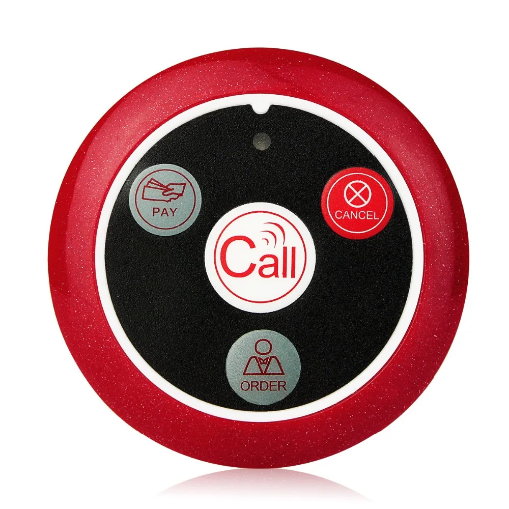Retekess Wireless Pager Button Calling Bell Call Button Transmitter for Calling System Restaurant Equipment System F9408A
Retekess Wireless Pager Button Calling Bell Call Button Transmitter for Calling System Restaurant Equipment System F9408A