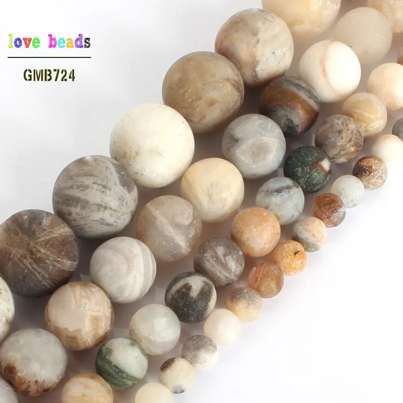 Natural Matte Round Stone Beads Bamboo Agates Round Loose Beads for Jewelry Making DIY Bracelets 15'' 4mm 6mm 8mm 10mm
Natural Matte Round Stone Beads Bamboo Agates Round Loose Beads for Jewelry Making DIY Bracelets 15'' 4mm 6mm 8mm 10mm