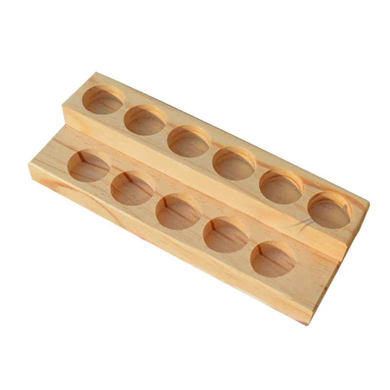 HOT-11 Holes Wooden Essential Oil Tray Handmade Natural Wood Display Rack Demonstration Station For 5-15Ml Bottles
HOT-11 Holes Wooden Essential Oil Tray Handmade Natural Wood Display Rack Demonstration Station For 5-15Ml Bottles