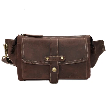 New Genuine Leather Real Cowhide Crazy Horse Packs Fanny Pack Phone Pouch Bags Travel Waist Pack Male Small Waist Bag
New Genuine Leather Real Cowhide Crazy Horse Packs Fanny Pack Phone Pouch Bags Travel Waist Pack Male Small Waist Bag