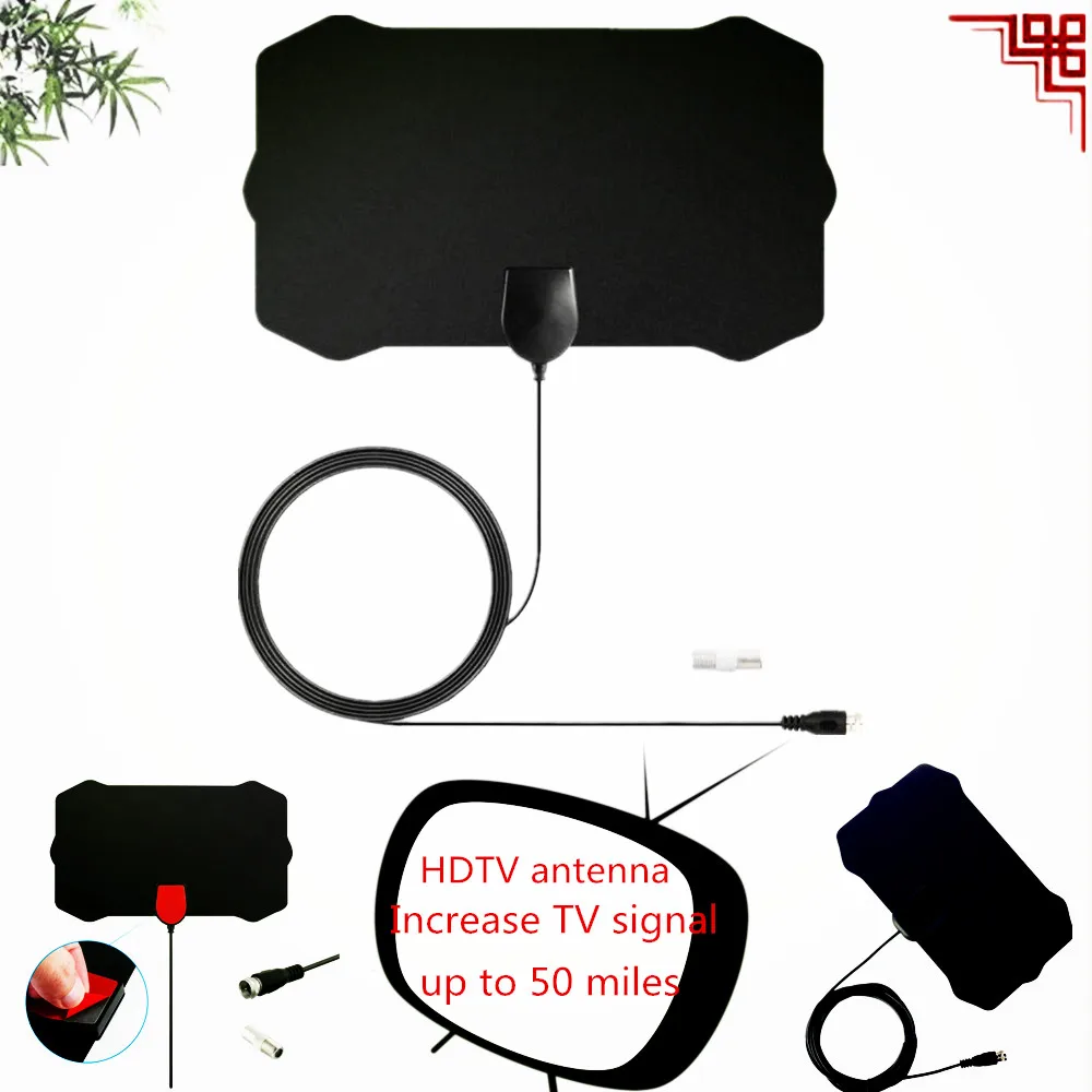 AH-LINK Indoor TV Antenna High Gain HDTV Digital TV Signal Reception 50 Miles Range For DVB-T DVB-T2 Sat Receiver VHF UHF Aerial
AH-LINK Indoor TV Antenna High Gain HDTV Digital TV Signal Reception 50 Miles Range For DVB-T DVB-T2 Sat Receiver VHF UHF Aerial
